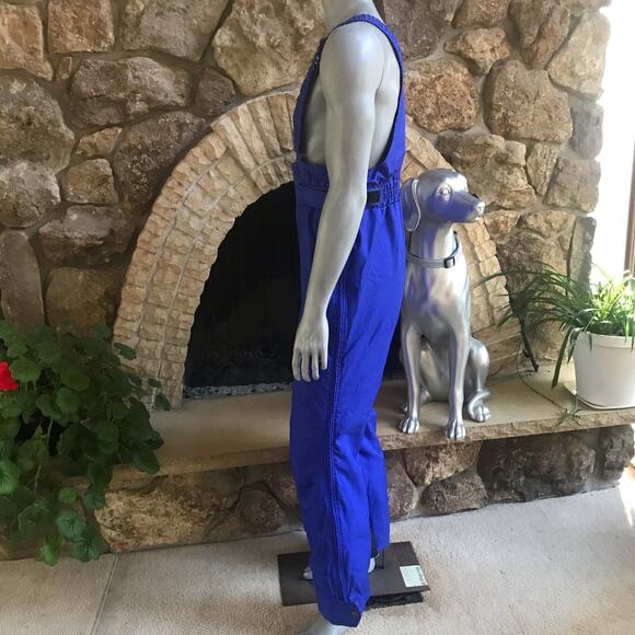 Descente Ski Bib Blue Snow Pants Men’s US Size 40 - Picture 3 of 10